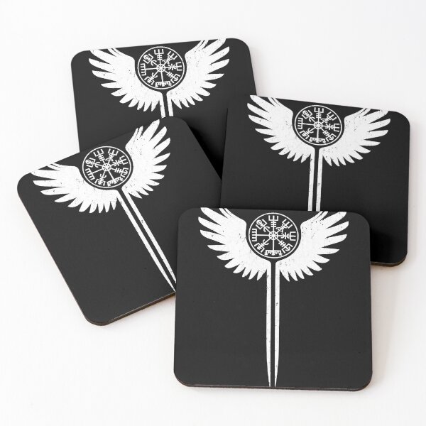 Item preview, Ailes de Valkyrie et Vegvisir  designed and sold by Zaradwer658.