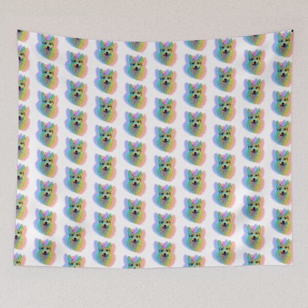 Item preview, Rainbow Corgi designed and sold by NakakiArt.
