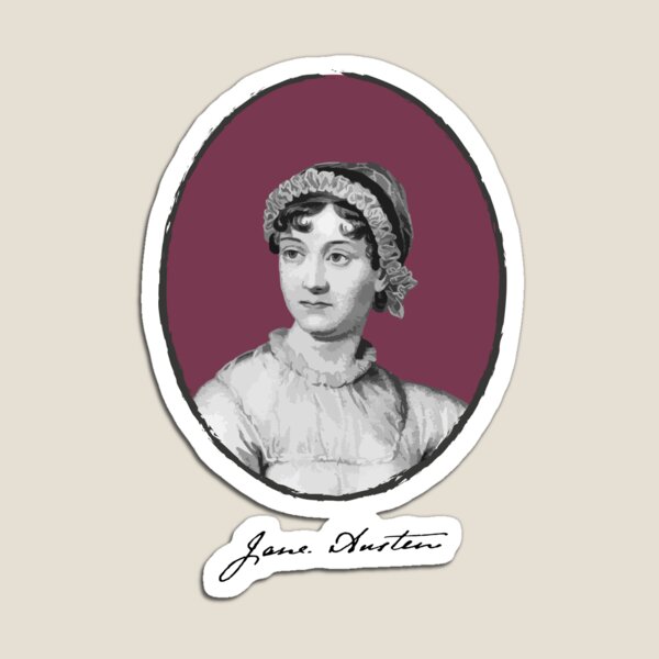 Authors - Jane Austen Magnet