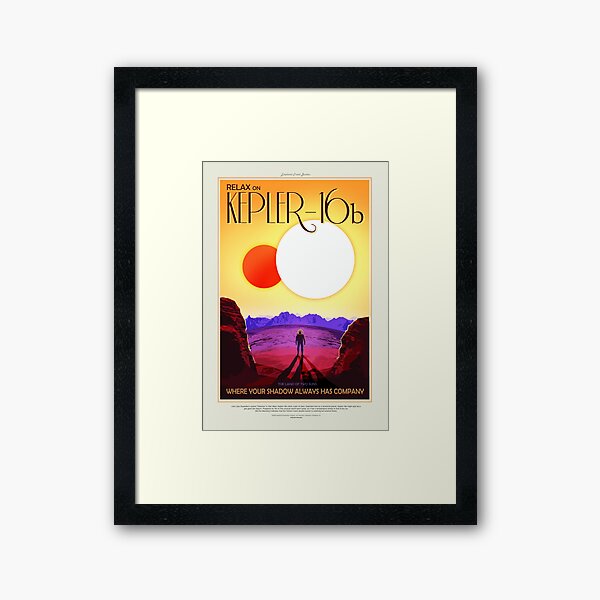 Item preview, NASA Space Tourism Posters: Kepler 16b designed and sold by nadegata.