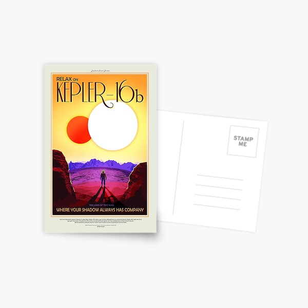 Item preview, NASA Space Tourism Posters: Kepler 16b designed and sold by nadegata.
