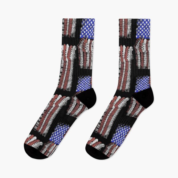 Item preview, GUITAR US FLAG designed and sold by Braxton Mueller.