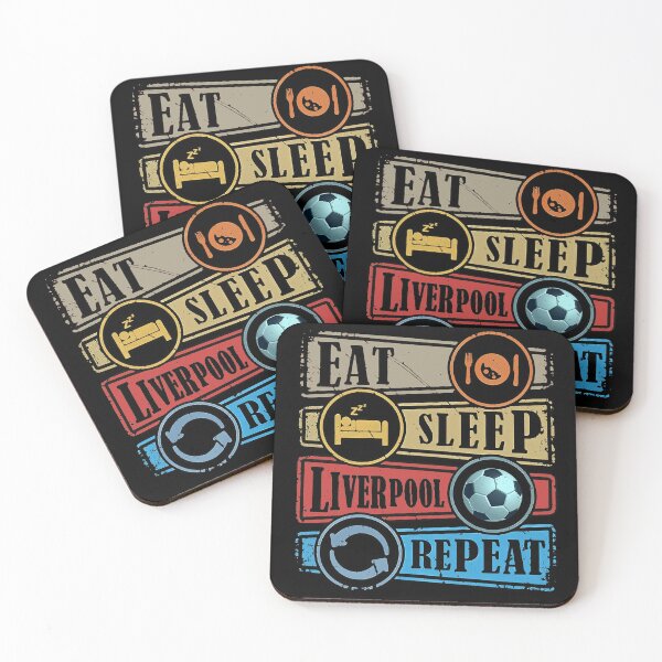 Item preview, Eat sleep Liverpool football repeat designed and sold by smallcatvn.