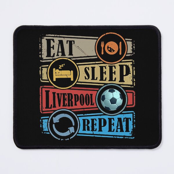 Item preview, Eat sleep Liverpool football repeat designed and sold by smallcatvn.