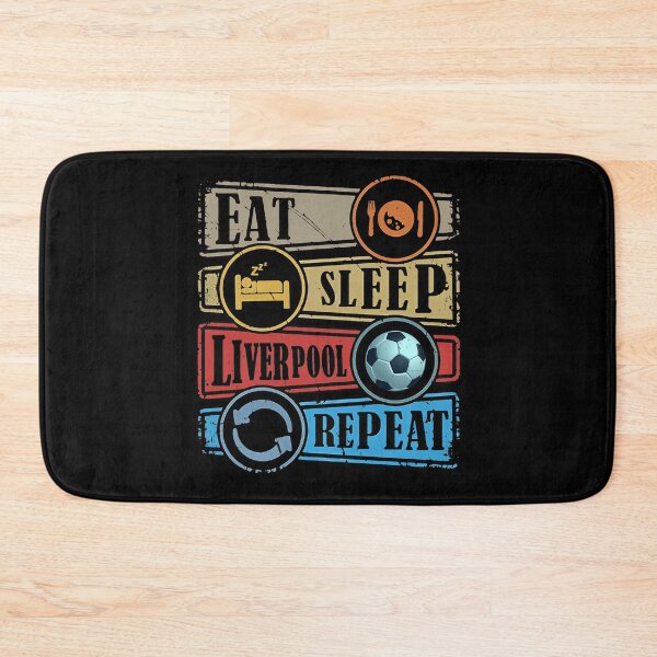 Item preview, Eat sleep Liverpool football repeat designed and sold by smallcatvn.