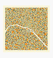 PARIS MAP Photographic Print