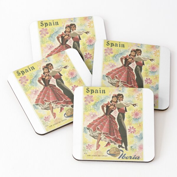 Item preview, Vintage poster promoting Spain designed and sold by JayneDArcyNZ.