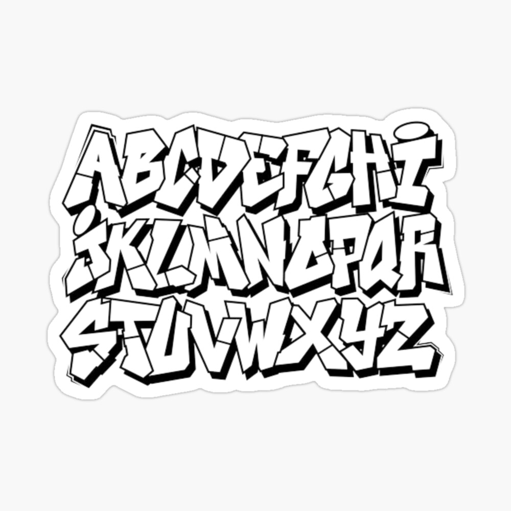 graffiti letters Poster