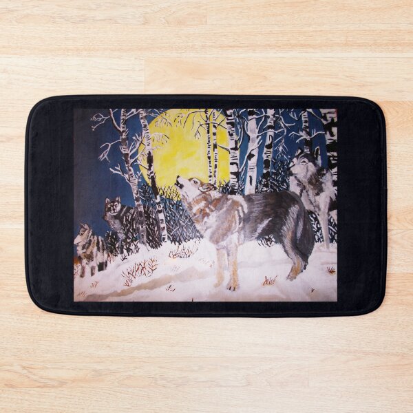 Item preview, HOWLING WOLF PACK  designed and sold by JoAnnHayden.