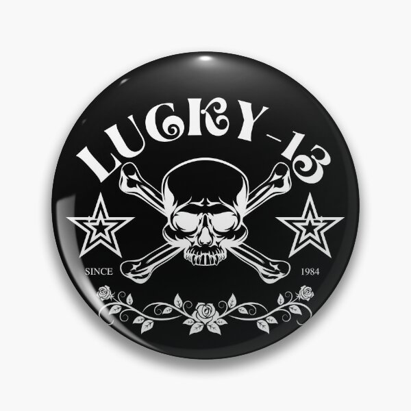 Item preview, Lucky 13, skull and stars designed and sold by Disturbed-Mind.