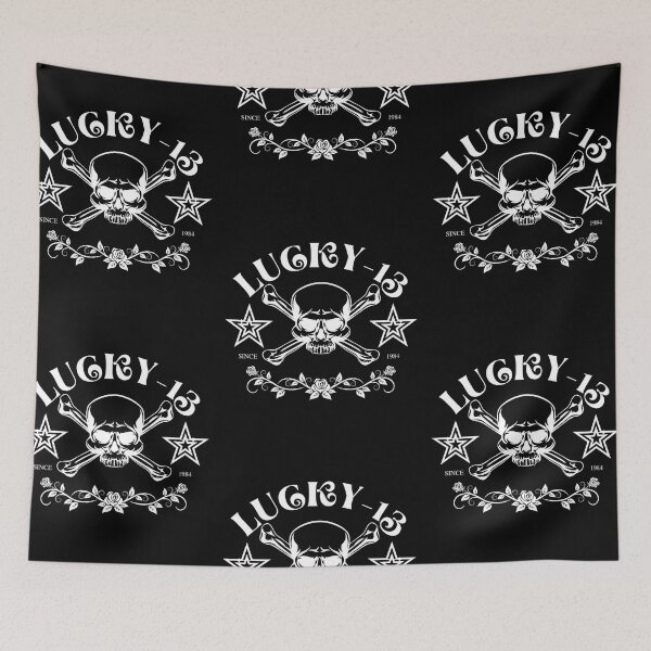Item preview, Lucky 13, skull and stars designed and sold by Disturbed-Mind.