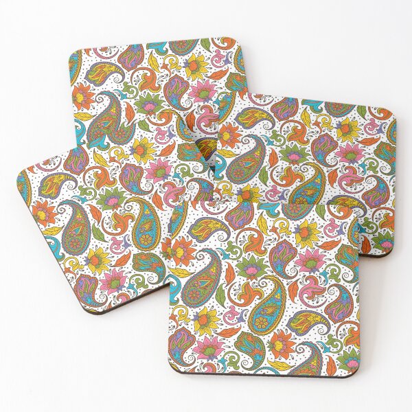 Item preview, Paisley Color Floral Pattern M ByTe designed and sold by Bubu World.