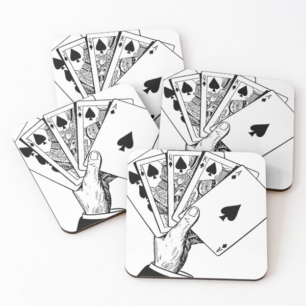 Item preview, Hand holding play cards drawing designed and sold by LeoLabs.
