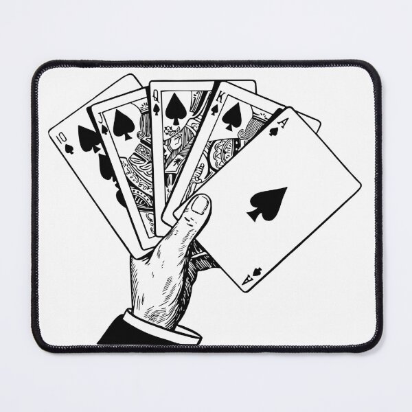 Item preview, Hand holding play cards drawing designed and sold by LeoLabs.