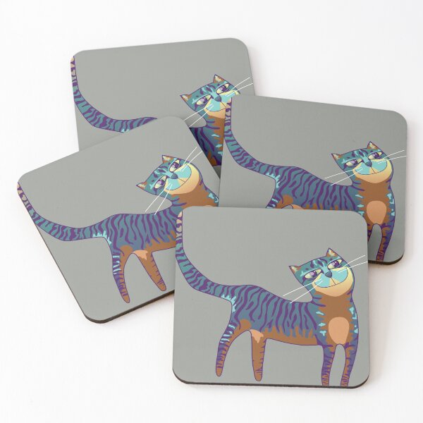 Item preview, Happy Blue Tabby Cat designed and sold by Zia Frazier.