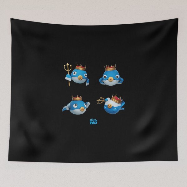 Item preview, Baby King Super Combo Pack Hero Grumpy Cute And Lazy Whale Set Sticker designed and sold by donnielnah.