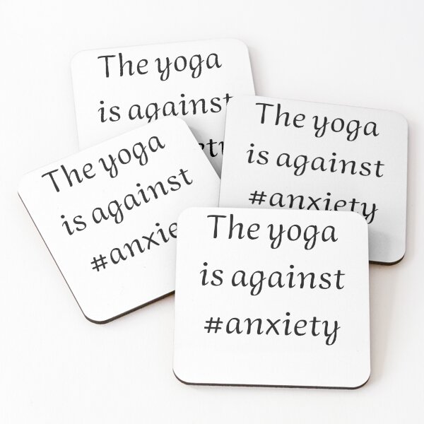 Item preview, The yoga is against anxiety  designed and sold by hassbelo.