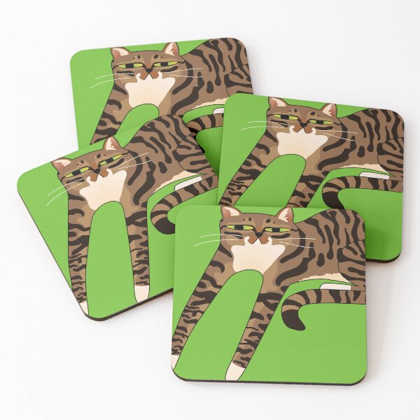 Item preview, Long Brown Tabby Cat designed and sold by Zia Frazier.