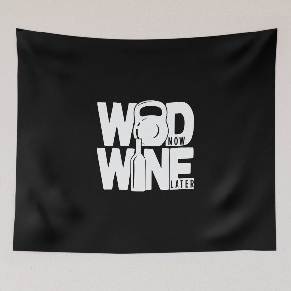 Item preview, Crossfit Athletes Wod Now Wine Later Classic T-Shirt designed and sold by amberk1cira.