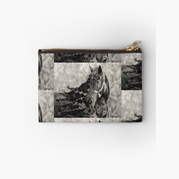 Item preview, Friesian Horse Portrait I designed and sold by HiddenRockRanch.