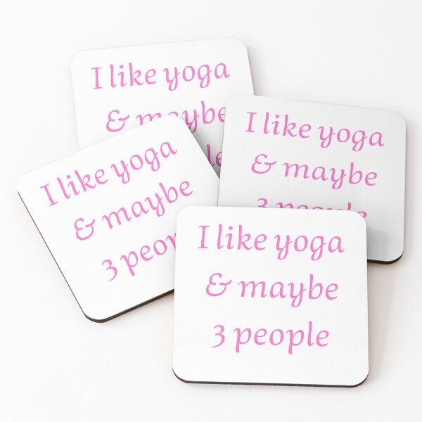 Item preview, I like yoga and maybe 3 people  designed and sold by hassbelo.