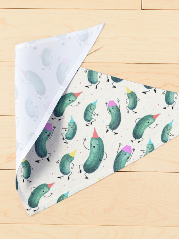 Alternate view of Pickle Party! Pet Bandana