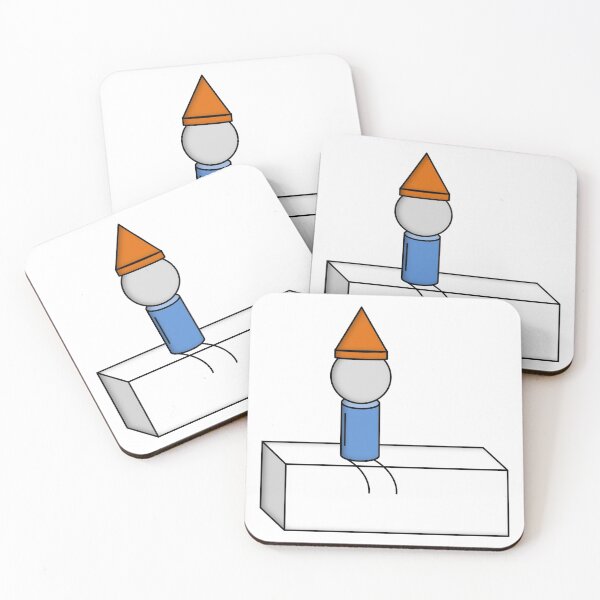 Item preview, Mignome Sitting on a Rectangular Prism designed and sold by NoirPineapple.