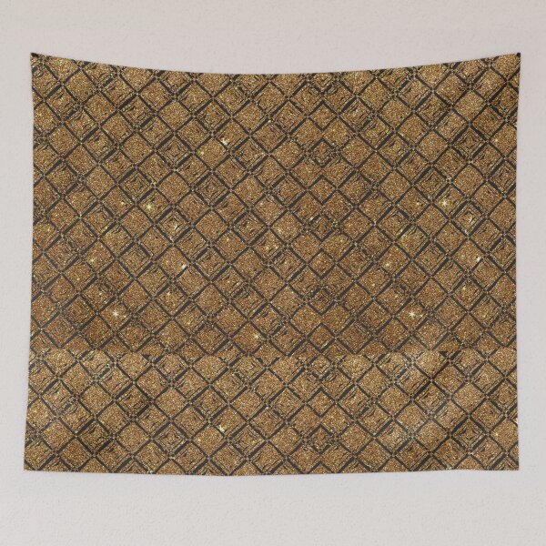 Item preview, Girly Gold Faux Glitter Diamond Pattern designed and sold by Blkstrawberry.