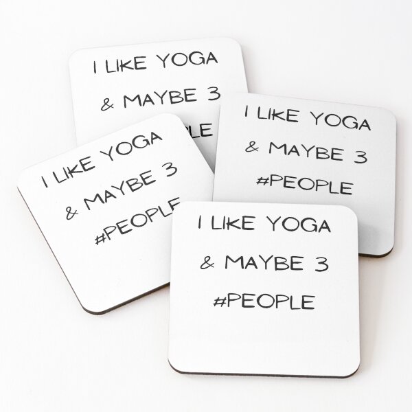 Item preview,  I like yoga and maybe 3 people  designed and sold by hassbelo.