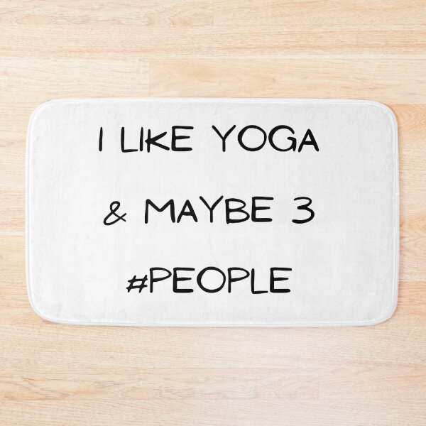 Item preview,  I like yoga and maybe 3 people  designed and sold by hassbelo.