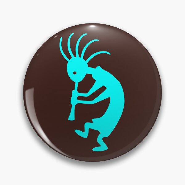 Item preview, Aqua Colored Kokopelli Southwestern  designed and sold by ElJimmo.