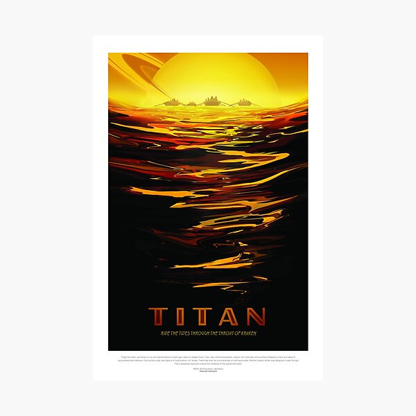 Item preview, NASA Space Tourism Posters: Titan designed and sold by nadegata.