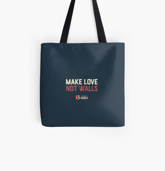 Women's March - MAKE LOVE Tote bag doublé