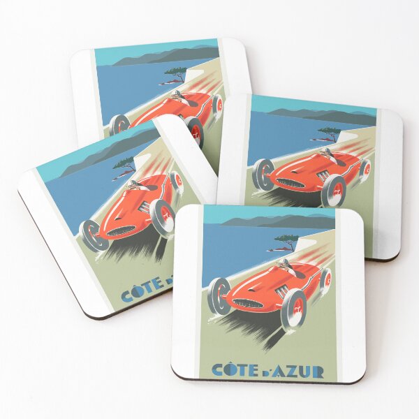 Item preview, Vintage Travel Poster,  Cote DAzure in the French Riviera designed and sold by JayneDArcyNZ.