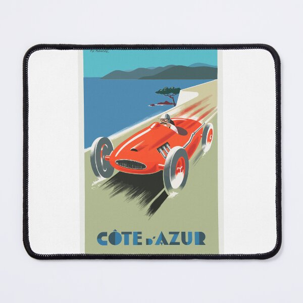 Item preview, Vintage Travel Poster,  Cote DAzure in the French Riviera designed and sold by JayneDArcyNZ.