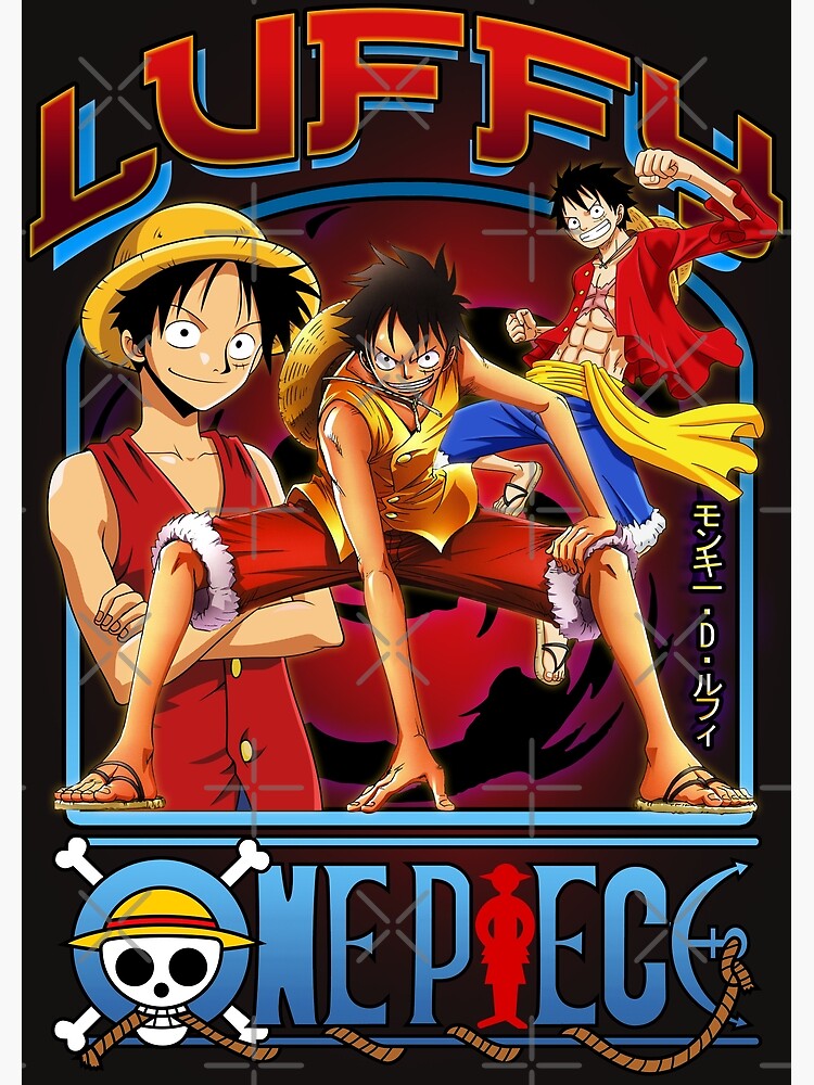 One piece poster affiche design Luffy