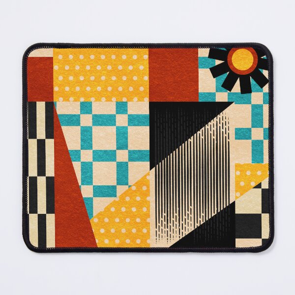 Item preview, Retro Textured Modern Geometry City   designed and sold by Jen Du.