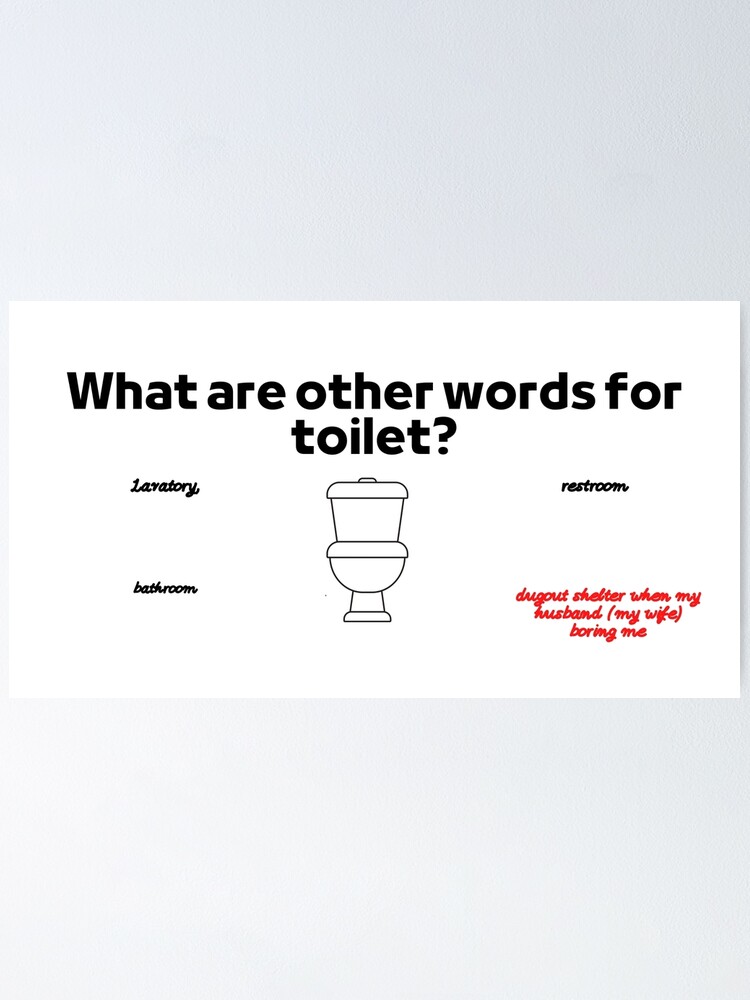 what-are-other-words-for-toilet-poster-for-sale-by-hhtmedia-redbubble