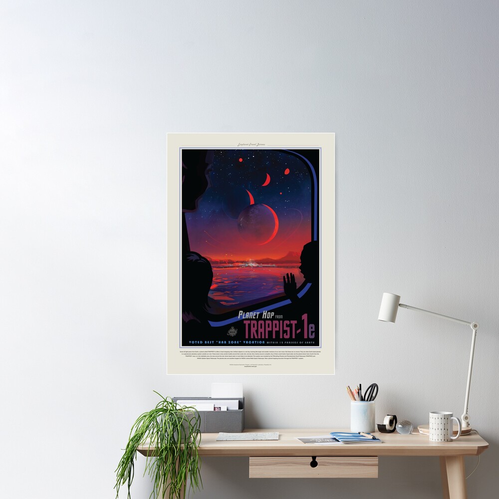 NASA Space Tourism Posters: Trappist 1 Poster