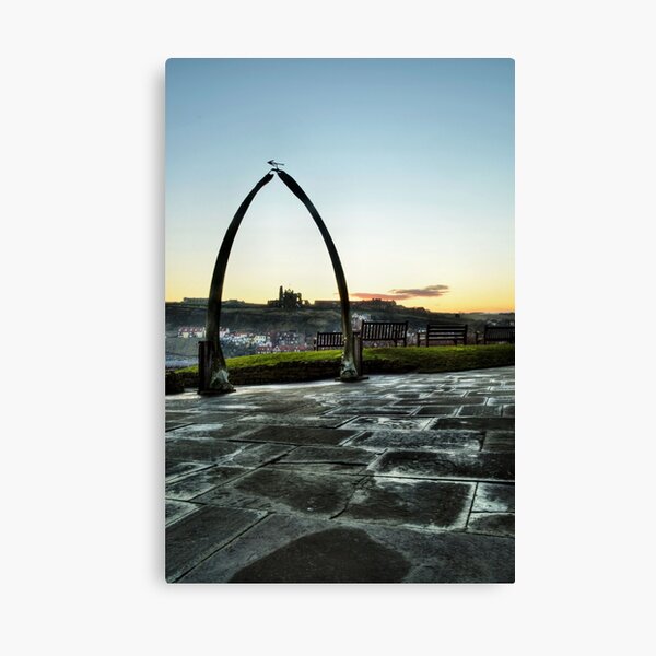 Whitby Whalebone Frost Canvas Print