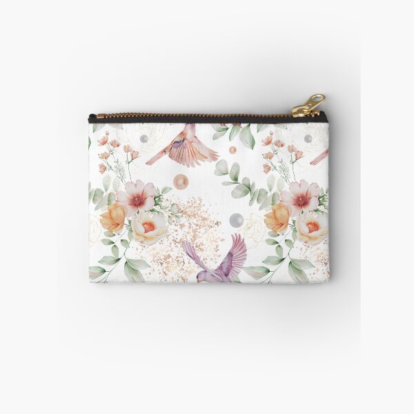 Item preview, Flowers and Birds Pattern White designed and sold by SageStoneCo.