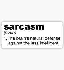 Sarcasm line Sticker