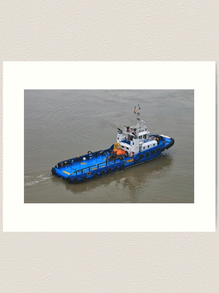 Sea Winner tugboat, Vietnam Art Print for Sale by FranWest