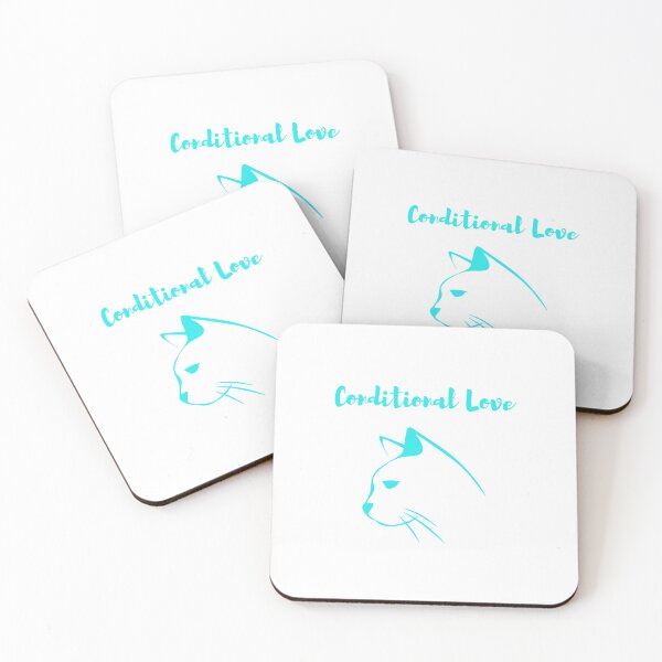 Item preview, Conditional Love Funny Cat designed and sold by HBVinyls.
