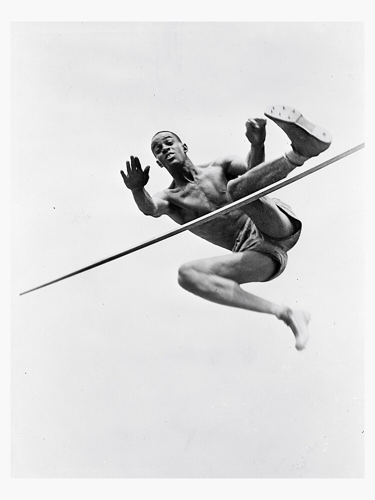 "Cornelius Johnson, winner of the gold medal at the 1936 Olympics, in