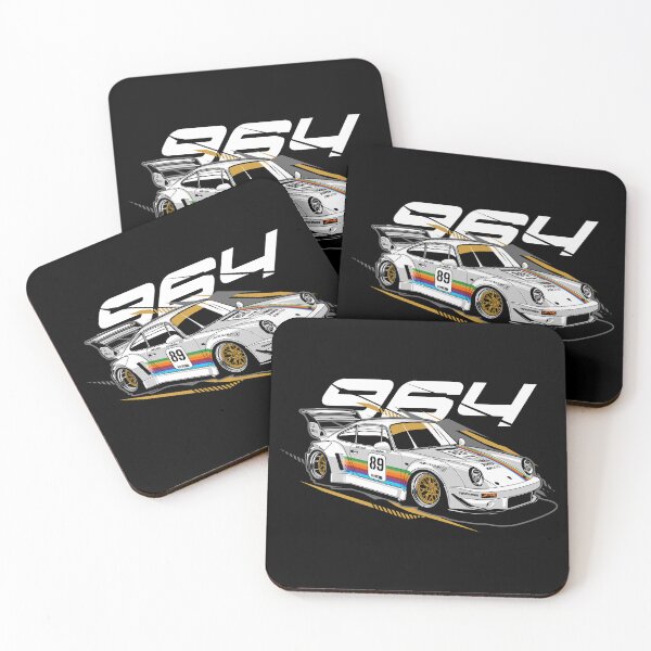 Item preview, Coche de carreras clásico blanco RWB 964 Turbo de máxima velocidad designed and sold by halleinstyle.