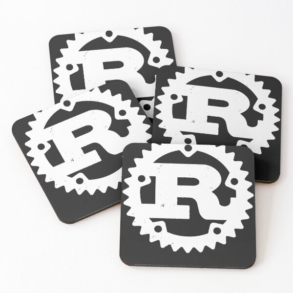Item preview, Rust programming logo print distressed designed and sold by MyraAlcoran.