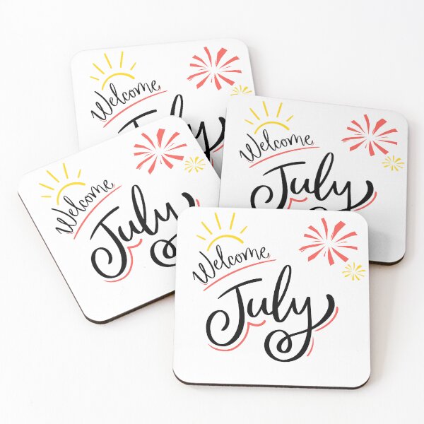 Item preview, Let's  Welcome Month of July designed and sold by tharindusrilak.