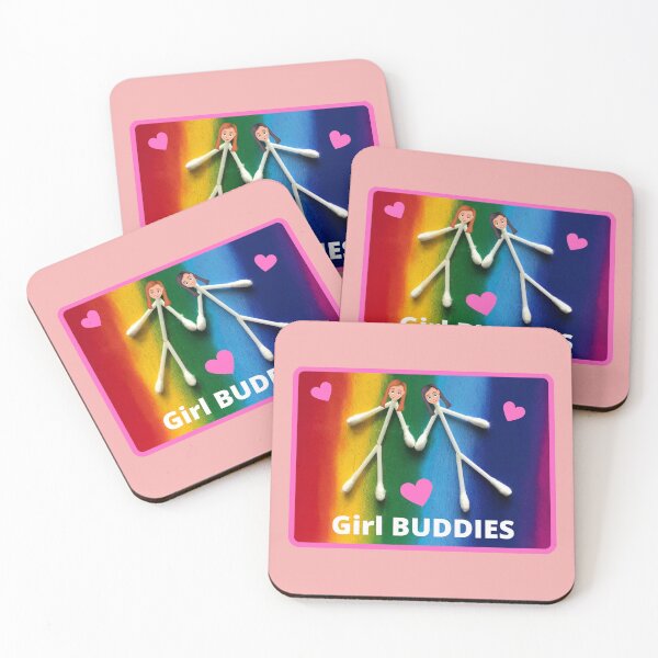 Aperçu de l'œuvre Fierté Girl BUDDIES créée et vendue par Bagsyrose.