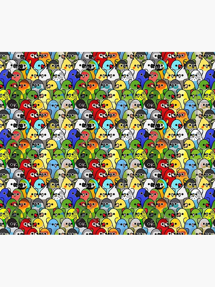 Too Many Birds! Bird Squad Classic by MaddeMichael